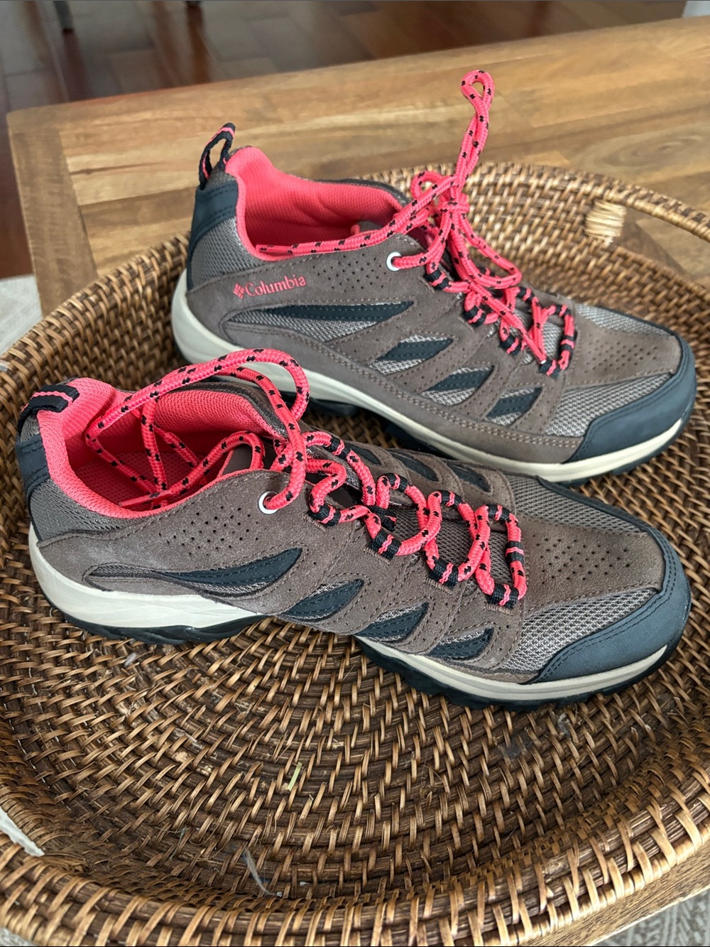 Columbia Women’s Brown and Pink Trail Sneakers